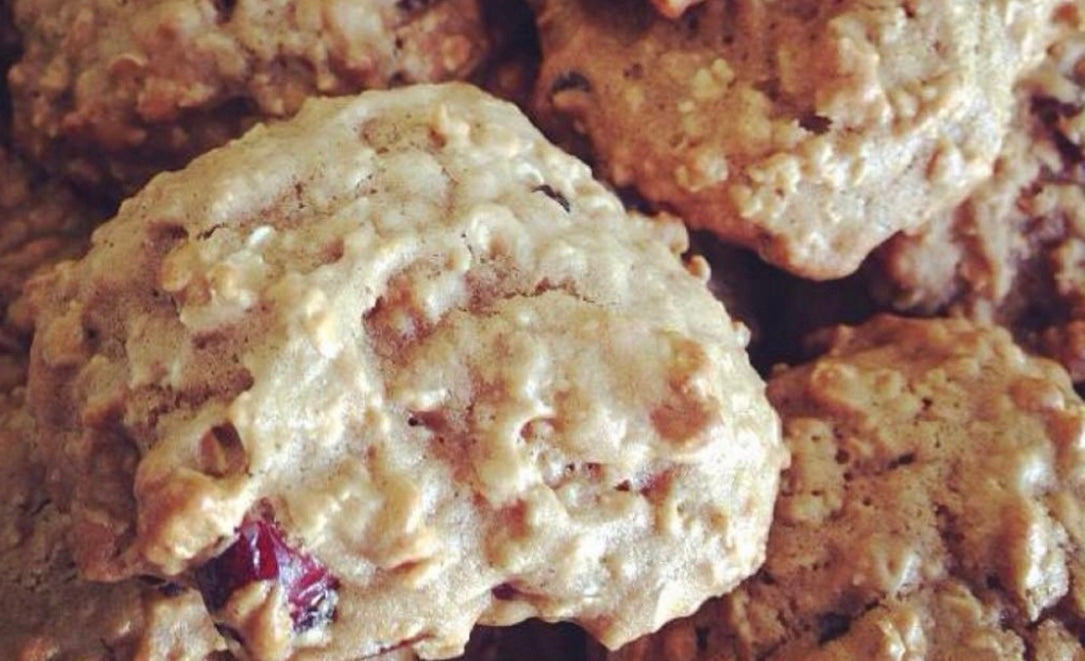 Cranberry Ginger Oatmeal Cookies